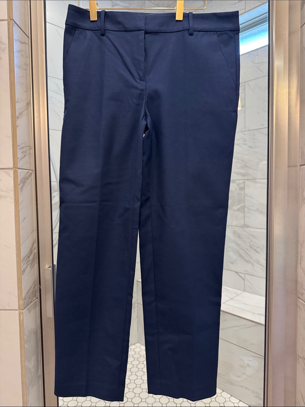 Women’s Loft Navy Dress Pants - Classic Straight Fit